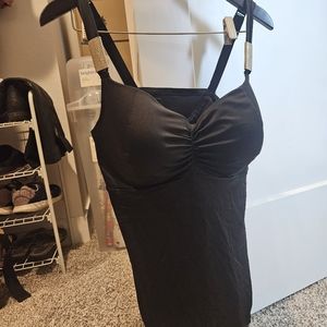 Swim top with built-in bra